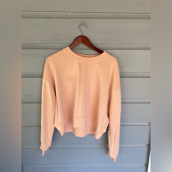 Lululemon Perfectly Oversized Cropped Crew *Softstreme sz10 - Picture 3 of 6